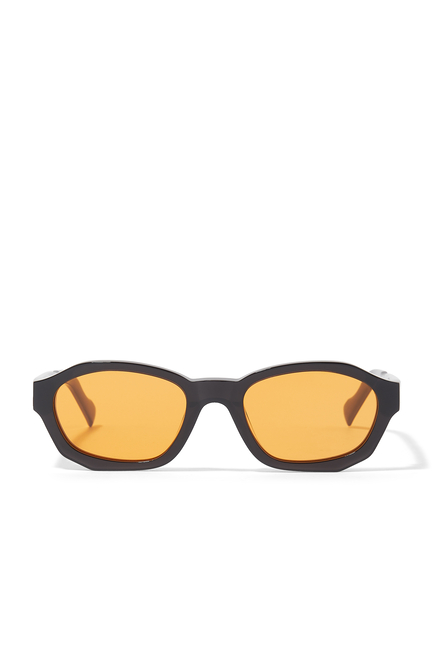 SUB004 Transparent Orange Lens Sunglasses